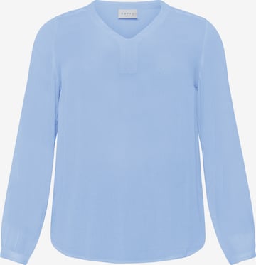 KAFFE CURVE Блузка 'KCAmi' в Синий: спереди