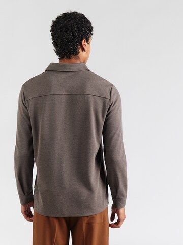 Only & Sons Regular fit Button Up Shirt 'ONSNEWKODYL' in Brown