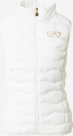 Gilet di EA7 Emporio Armani in bianco: frontale