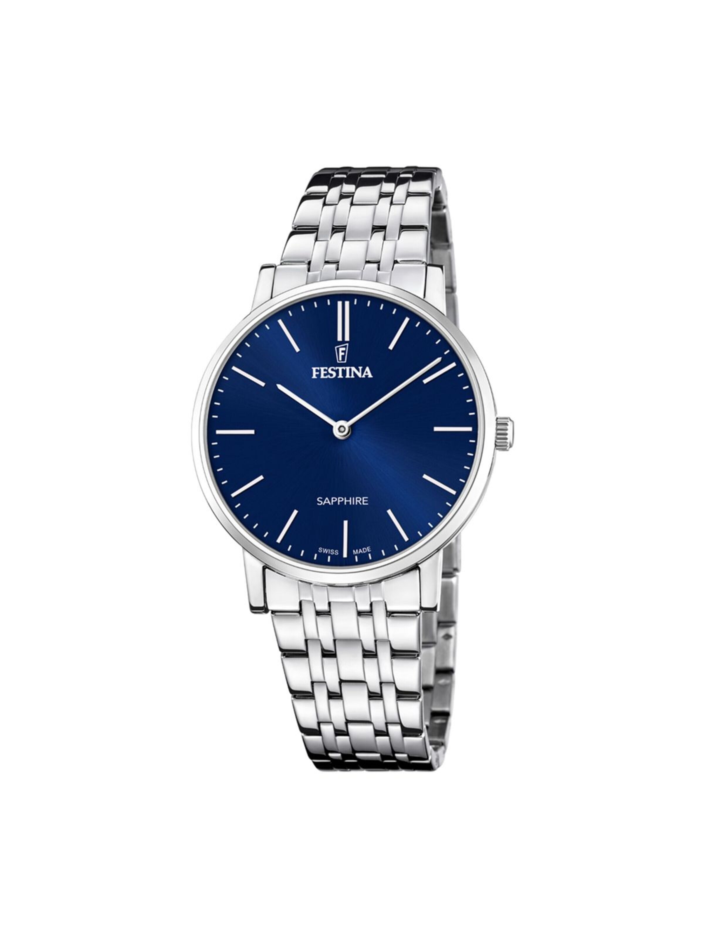 Montre à affichage analogique FESTINA en bleu : devant