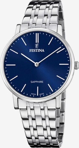 Montre à affichage analogique FESTINA en bleu : devant