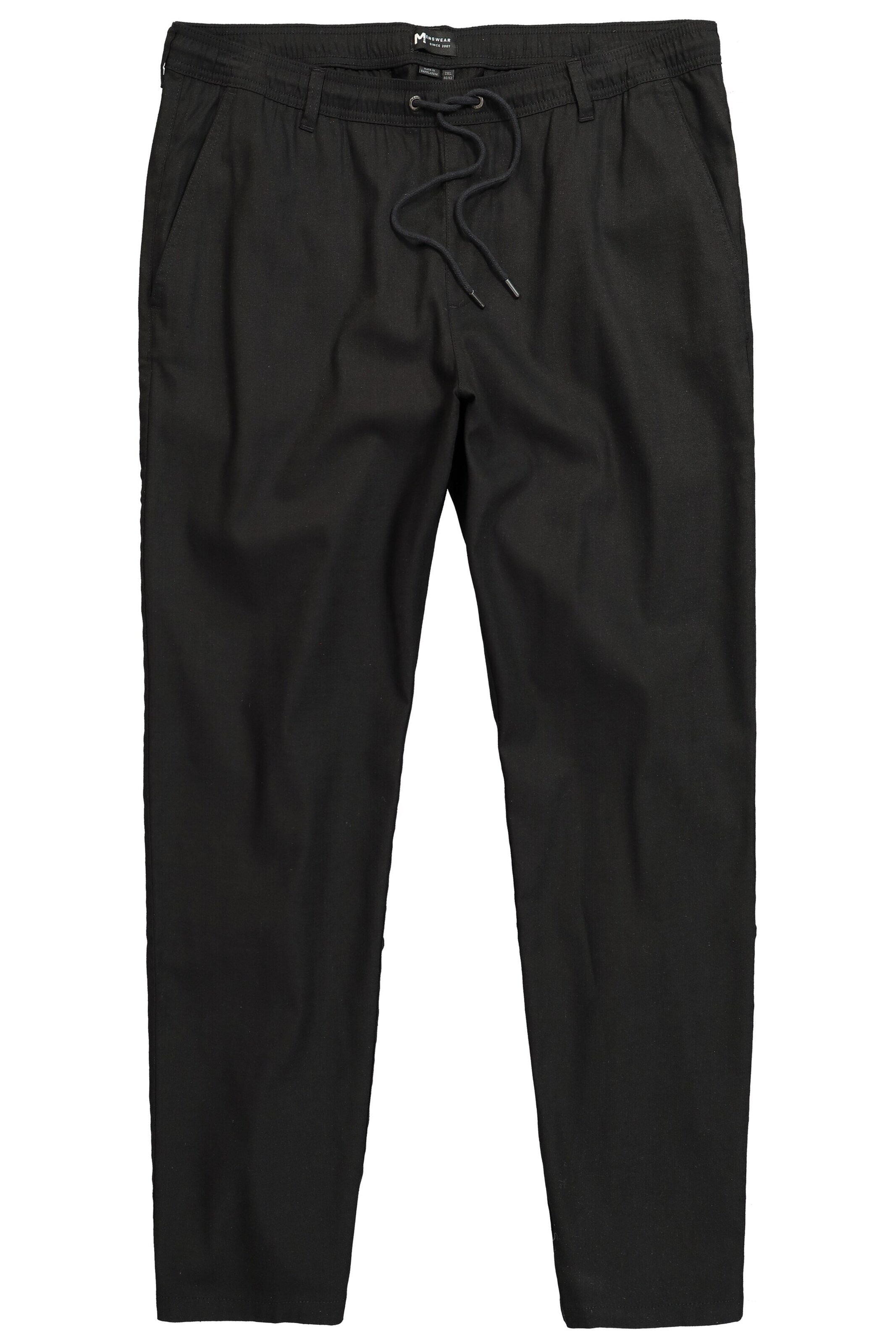 Men Plus Trousers in Black, Item view