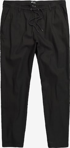 Men Plus Regular Hose in Schwarz: Vorderseite