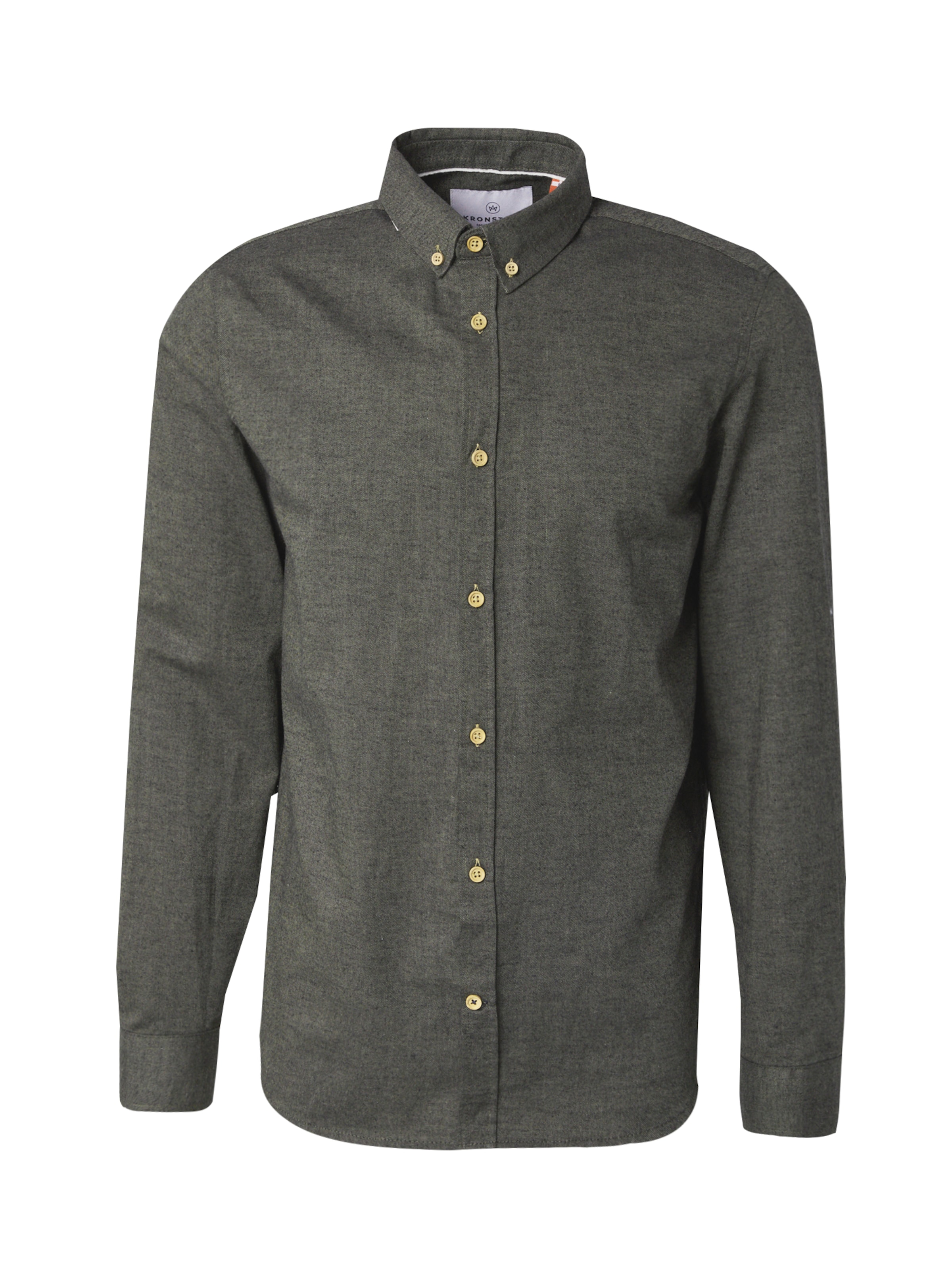 Kronstadt Рубашка 'Johan Diego' в Зеленый: спереди