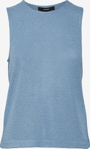 Pull-over 'EDDIE' VERO MODA en bleu : devant