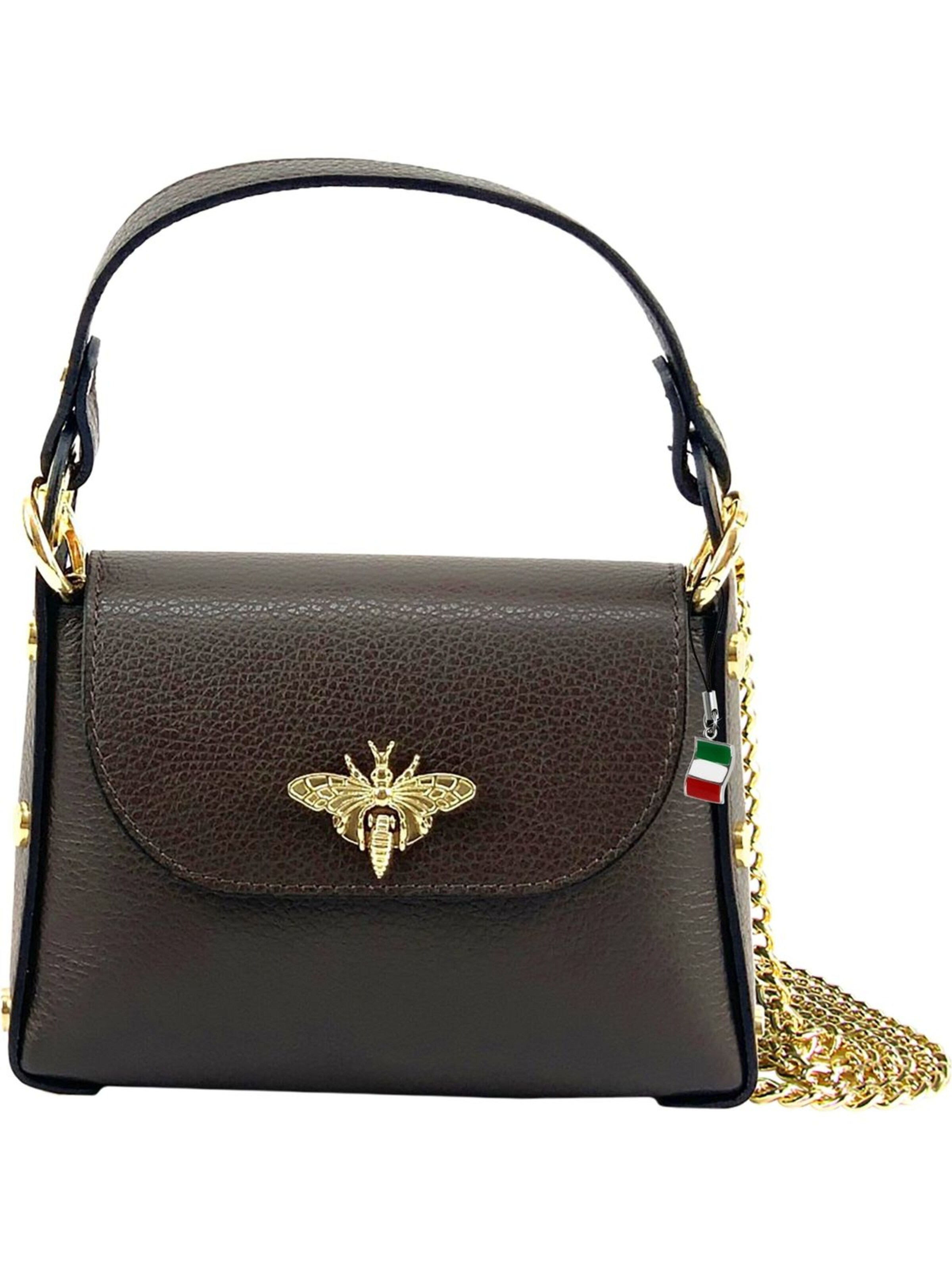 Florence Shoulder Bag in Brown: front