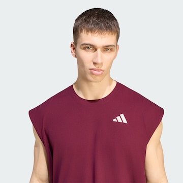 ADIDAS PERFORMANCE - Camiseta funcional en rojo