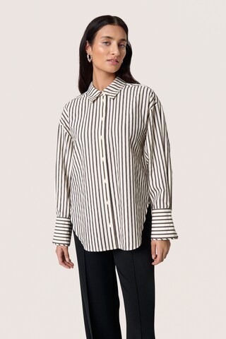SOAKED IN LUXURY Bluse 'Toledo' i brun: forside