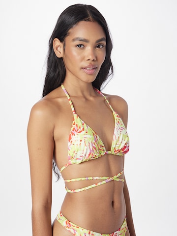 Hunkemöller Triangle Bikini top 'Marrakesh' in Green: front