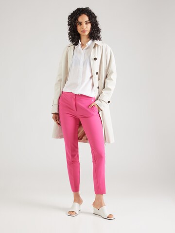 Coupe slim Pantalon à plis 'Hagonia-1' HUGO en rose