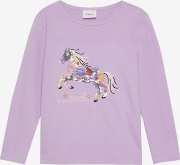 s.Oliver Shirt in Purple: front