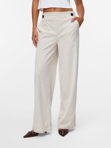 VERO MODA - regular Pantalón en beige: frente
