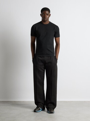Burocs Wide leg Workout Pants in Black