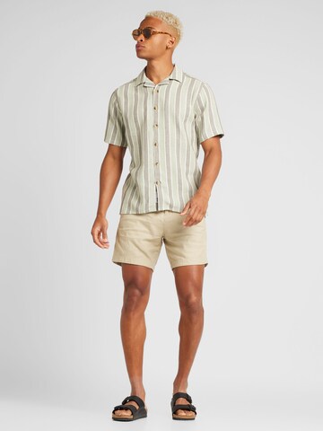 Only & Sons Regular Fit Hemd 'ONSTREV' in Grün