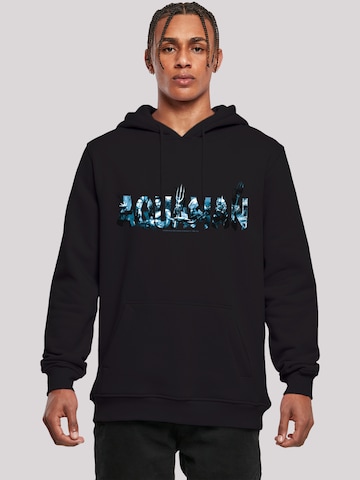 F4NT4STIC Sweatshirt 'DC Comics Aquaman' in Zwart: voorkant