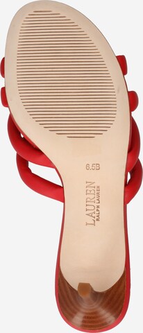 Mule 'LILIANA' Lauren Ralph Lauren en rouge