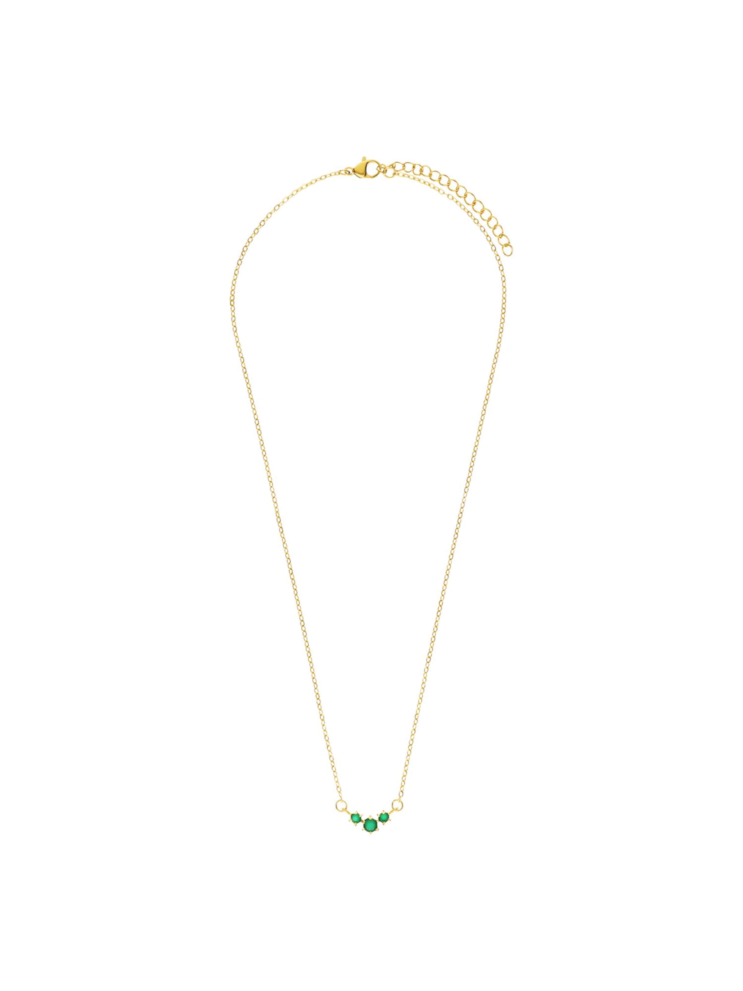 Lucardi Ketting 'Bali' in Goud: voorkant