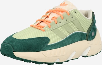 Baskets basses 'Zx 22 Boost' ADIDAS ORIGINALS en vert : devant