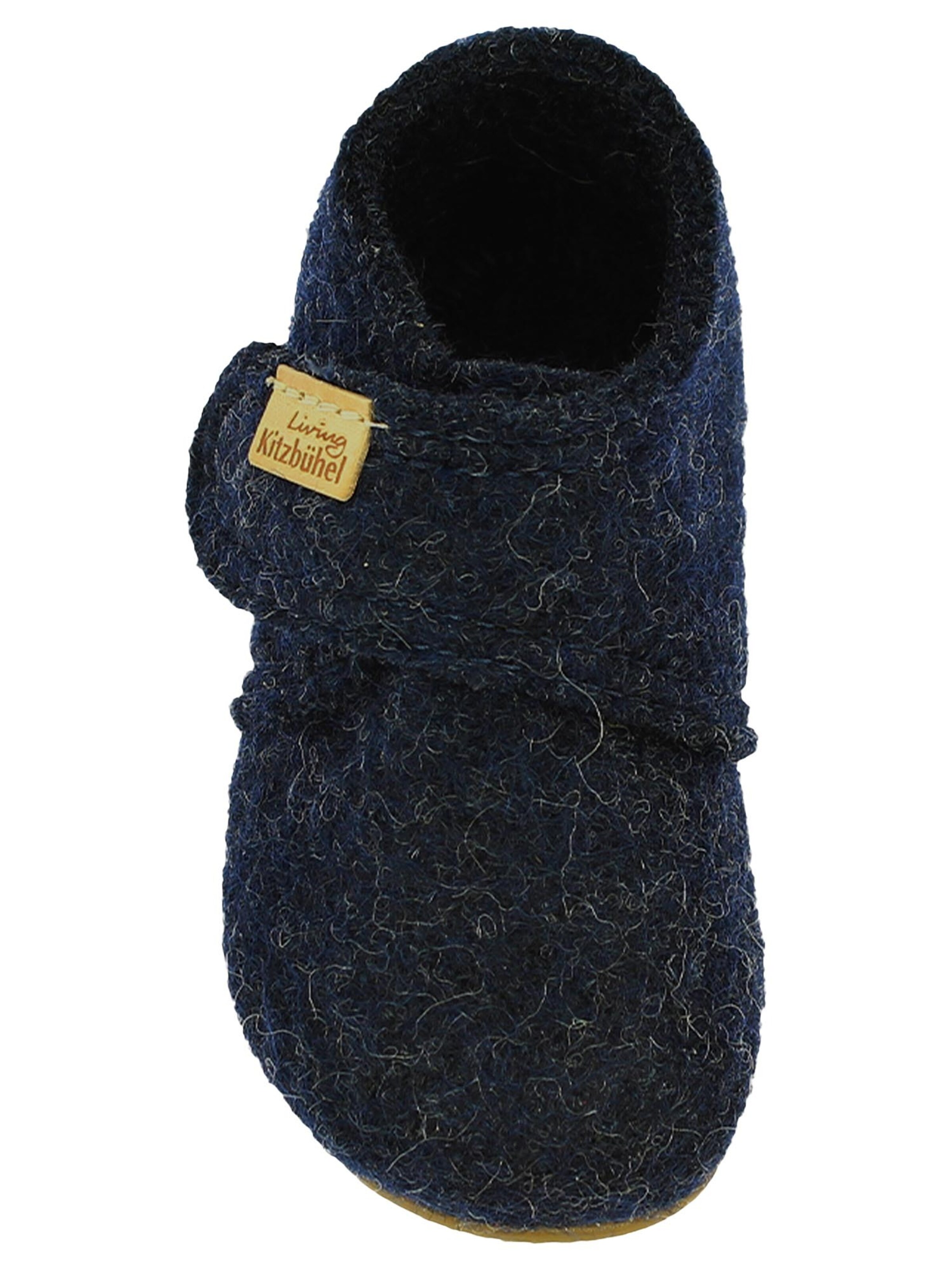 Living Kitzbühel Huisschoenen 'Schurwolle' in Blauw