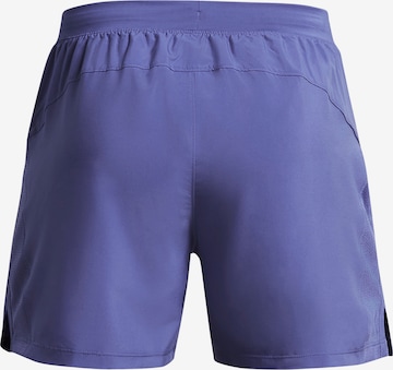 UNDER ARMOUR Regular Workout Pants 'Launch 5' in Purple