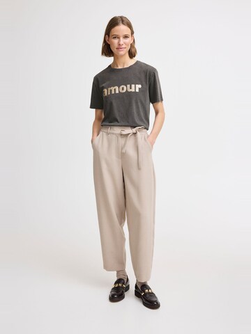 b.young T-Shirt 'Solko' in Braun