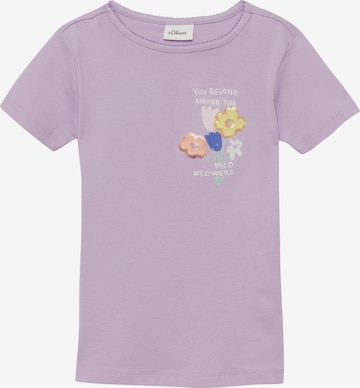s.Oliver T-Shirt in Lila: Vorderseite