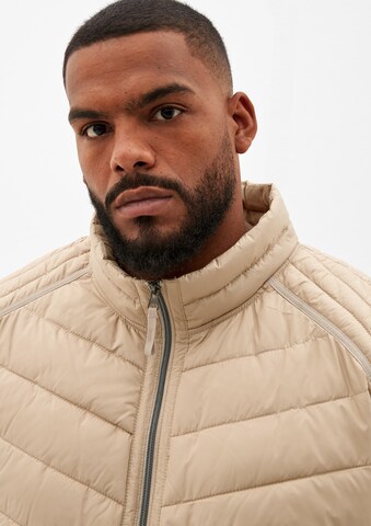 s.Oliver Men Big Sizes Between-Season Jacket in Beige