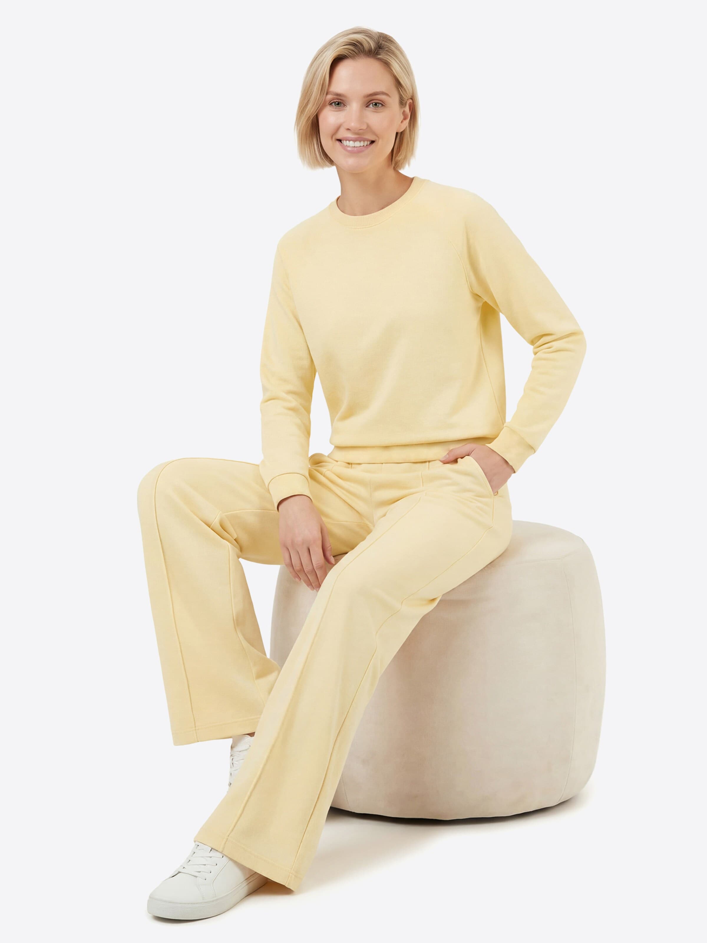 Vivisence Wide leg Sports trousers '9107' in Yellow