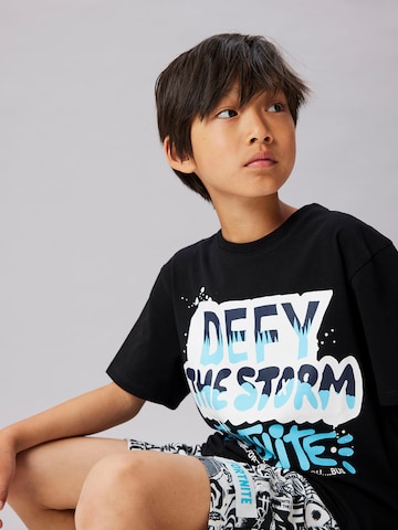 NAME IT T-shirt 'NKMMod Fortnite' i svart