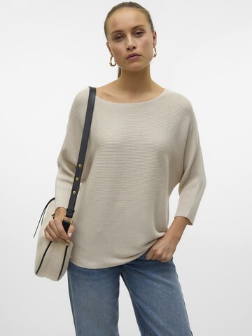 VERO MODA Trui 'Nora' in Beige: voorkant