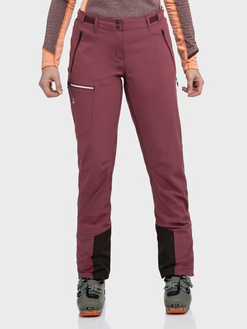 Schöffel Regular Outdoorhose 'Matrei' in Pink: Vorderseite