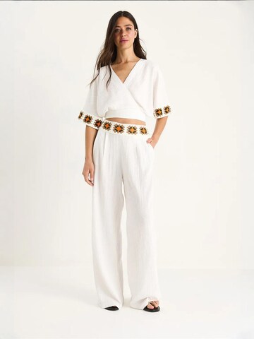 Bianco Lucci Broekpak in Wit