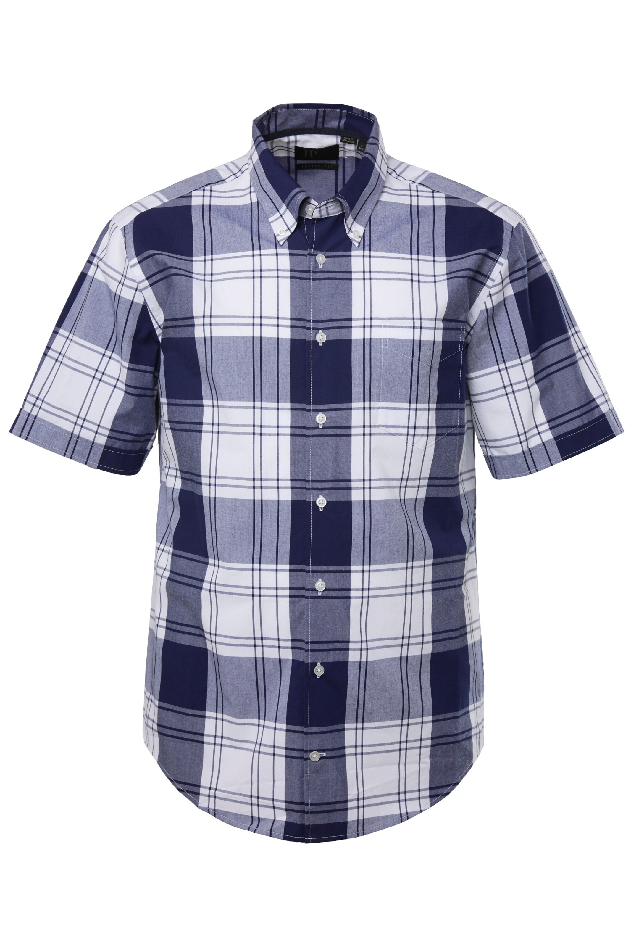 JP1880 Regular Fit Hemd in Blau: Vorderseite