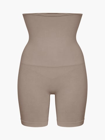 cfab (formerly creamy fabrics) Shaping pant 'High Waisted Shaping Shorts' in Grey: front