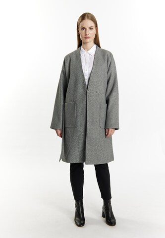 Manteau mi-saison DreiMaster Klassik en gris : devant