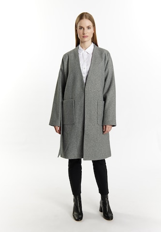 DreiMaster Klassik Between-Seasons Coat in Grey: front