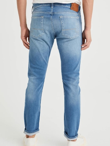 WE Fashion Slimfit Jeans in Blauw