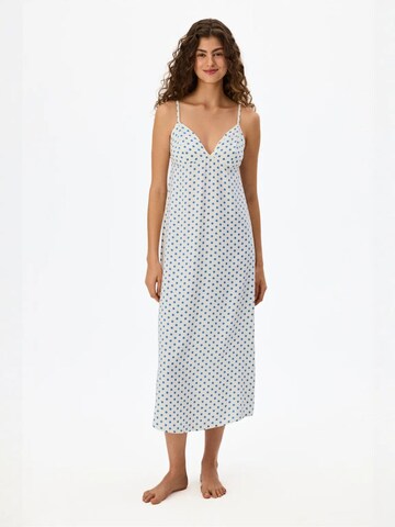 Camicia da notte 'PENTI Vacation Nachthemd mit Punktmuster' di Penti in marrone: frontale