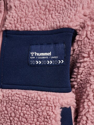 Hummel Fleece jas in Roze
