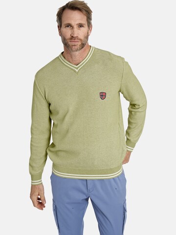 Jan Vanderstorm Sweater ' Beene ' in Green: front