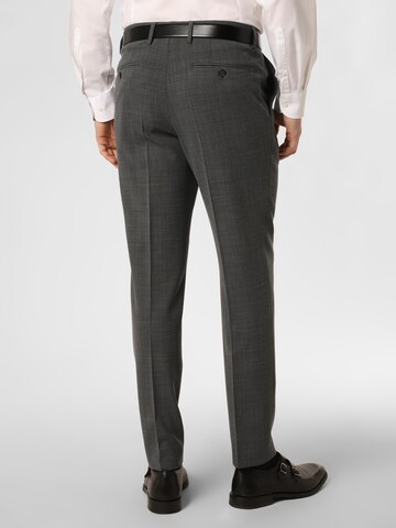 PIERRE CARDIN Regular Pleated Pants 'Ryan' in Grey