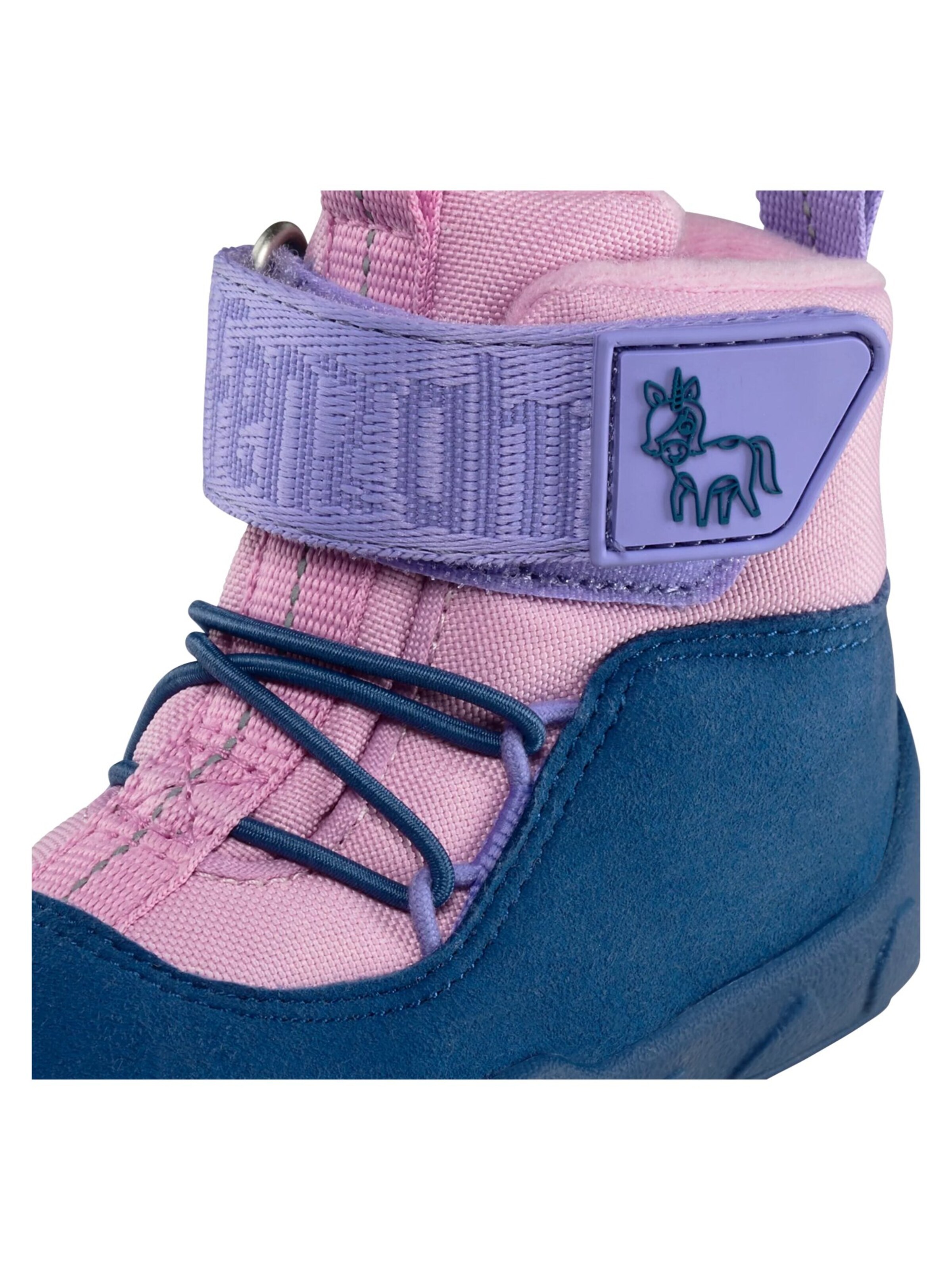 Affenzahn First-Step Shoes 'Vegan Warmy Vegan Warmy' in Pink: front