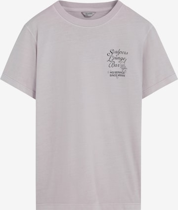 Scalpers Toiminnallinen paita ' ' värissä lila: etupuoli