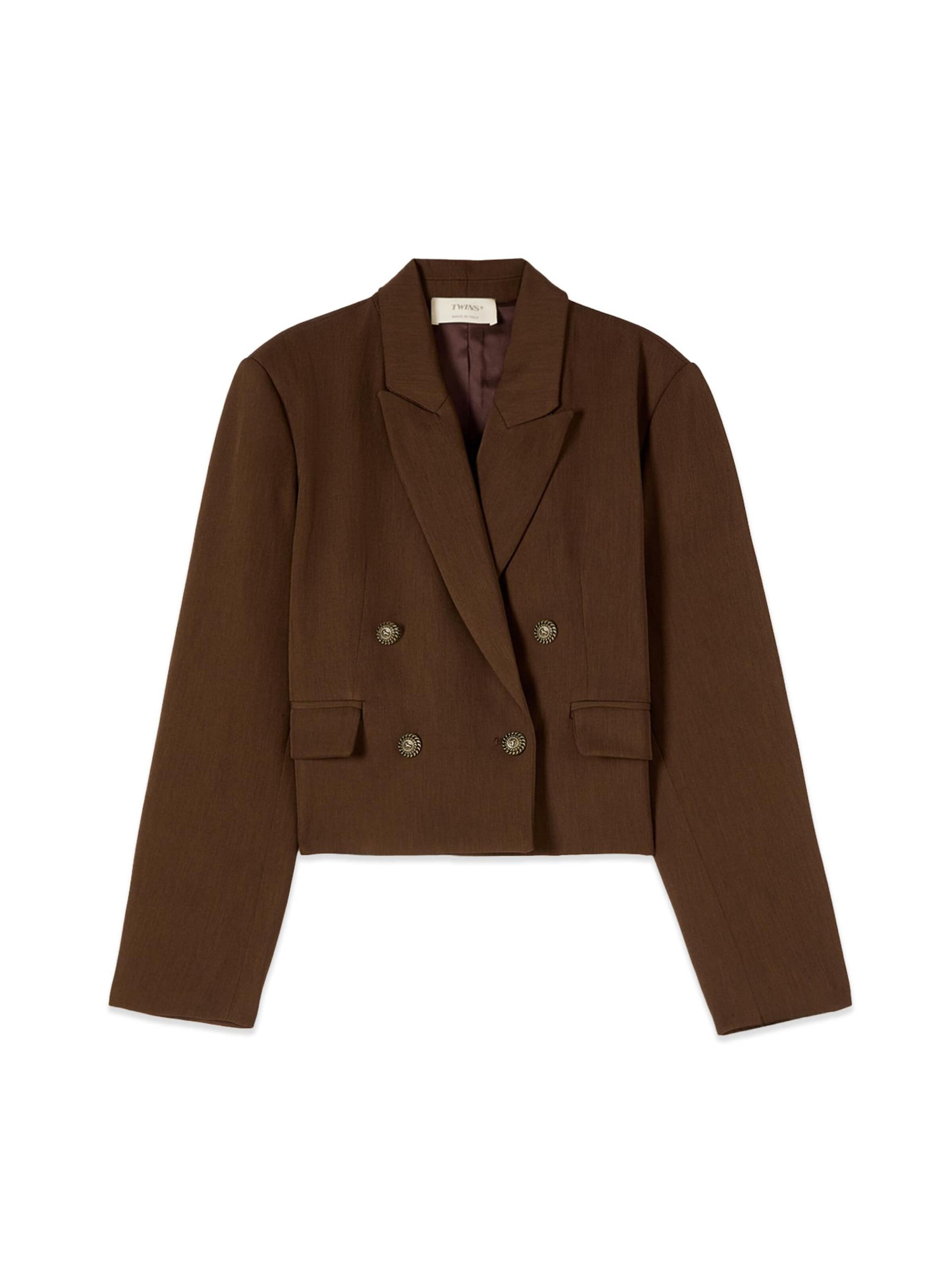oltre Blazer in Brown: front