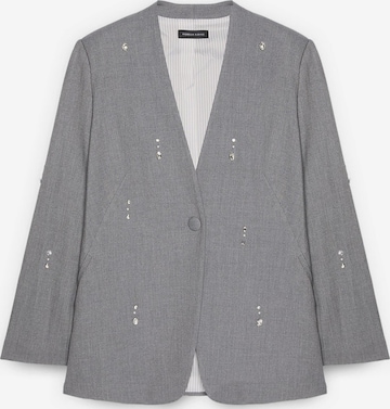 Blazer Fiorella Rubino en gris : devant
