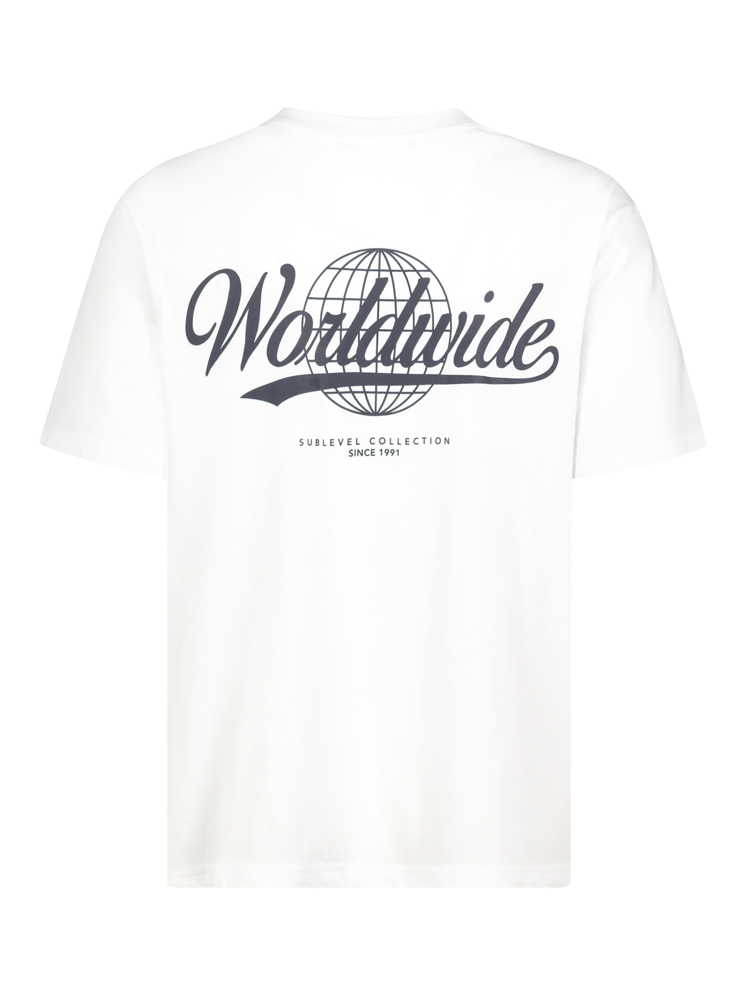 Sublevel Shirt 'Worldwide' in White