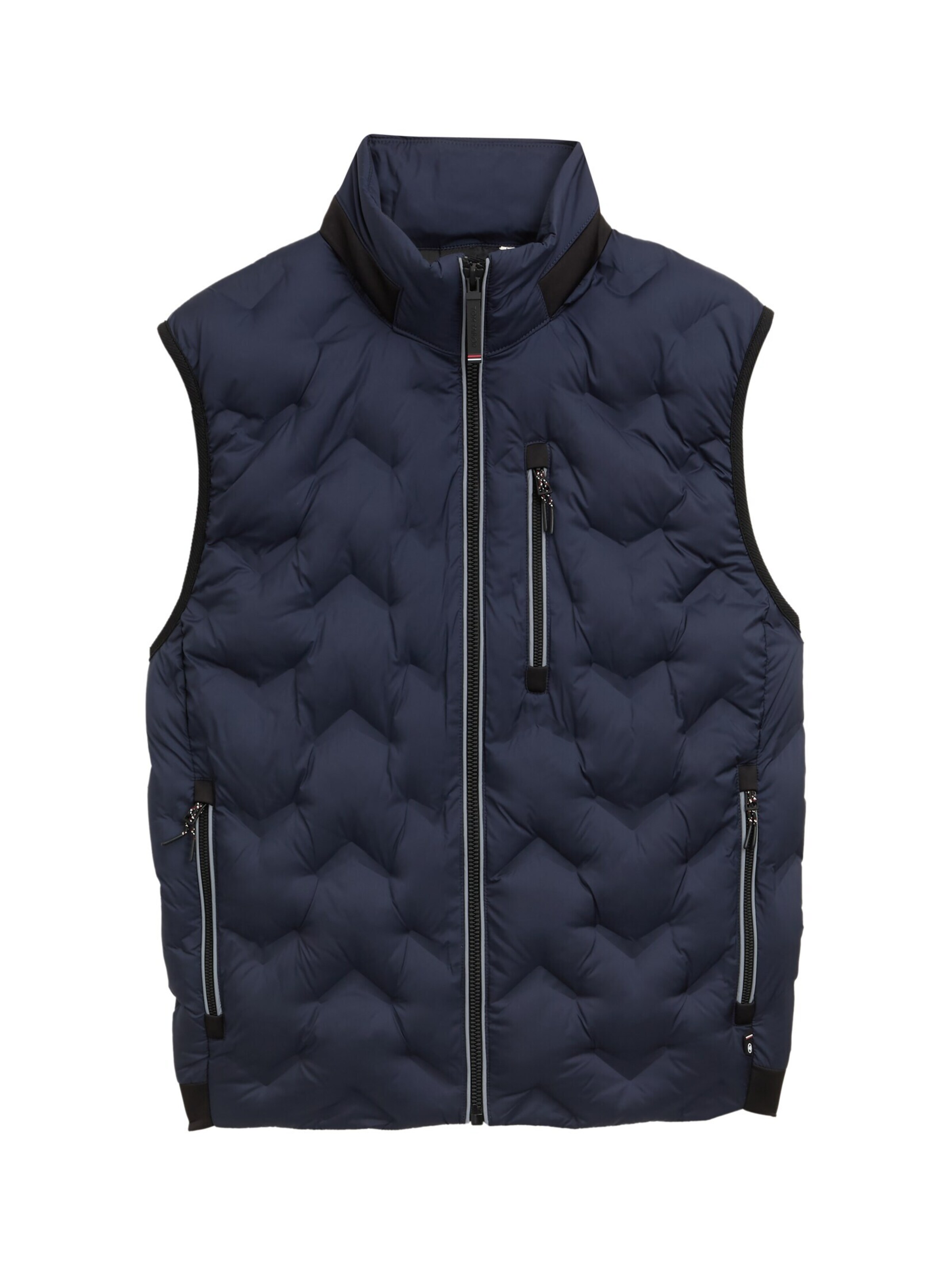 TOM TAILOR Weste in Blau: Vorderseite