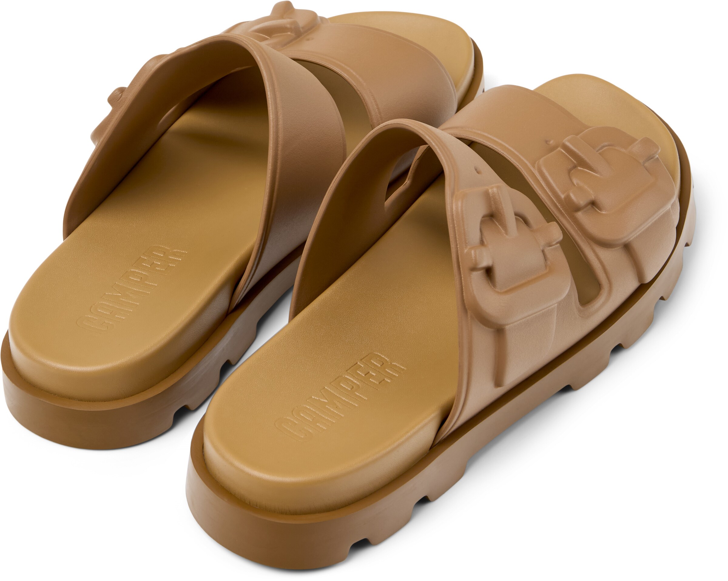 CAMPER Muiltjes 'Brutus' in Bruin