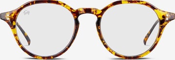 TWIG Concept Milano Glasses 'Langevin BlueLight' in Beige: front