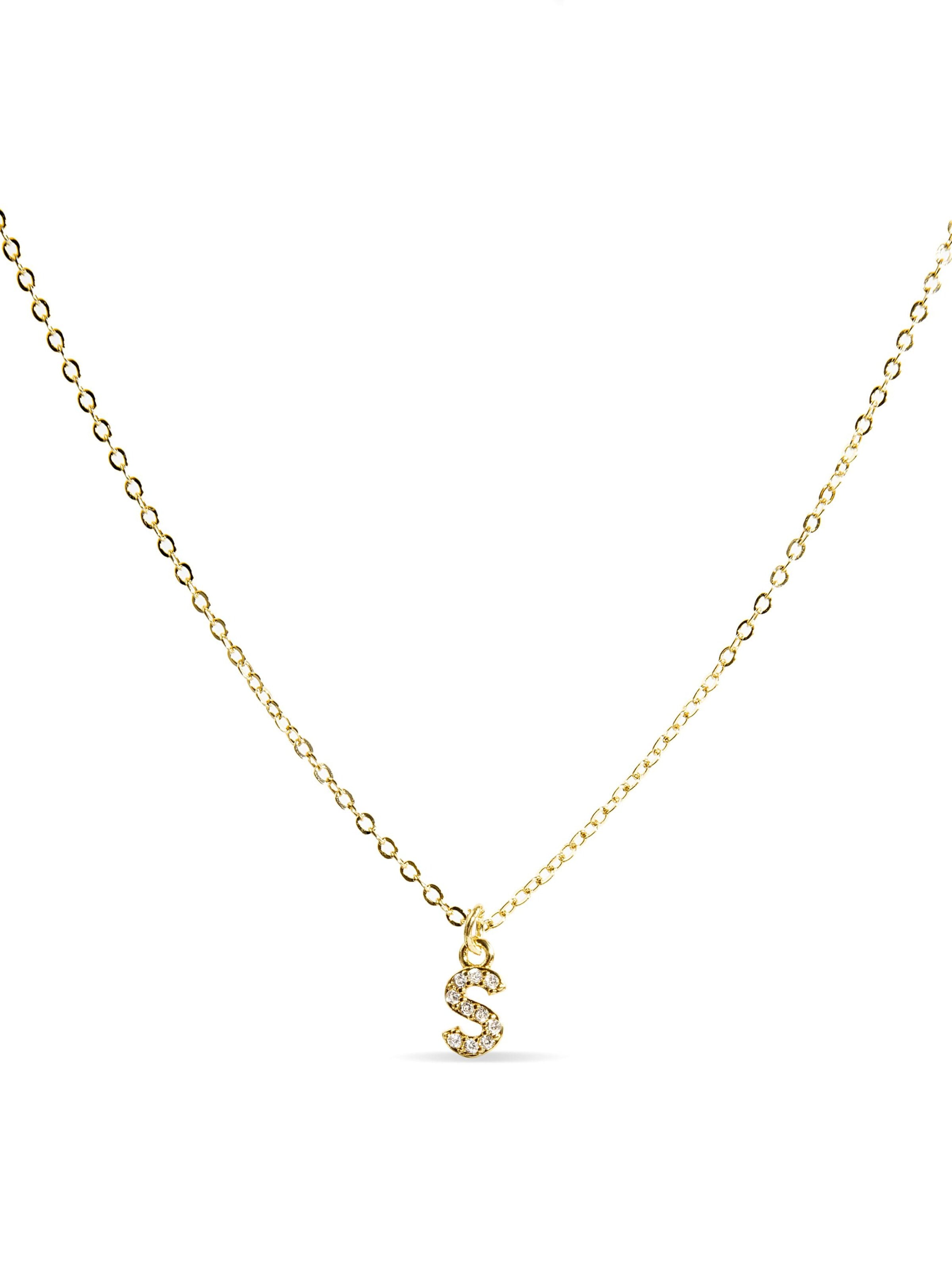 Collana 'Alphabet' di Luxenter in oro: frontale